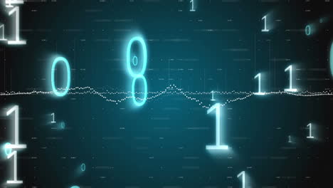 números matemáticos contra el procesamiento de datos