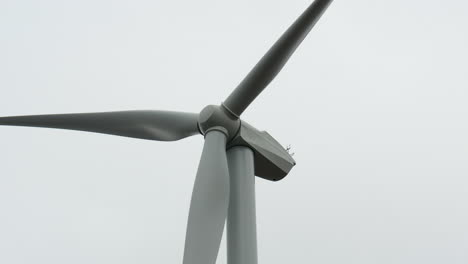 wind turbine in isolation on an overcast day