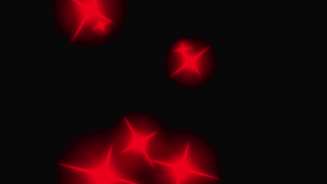 animación de partículas de estrellas brillantes gráficos de movimiento