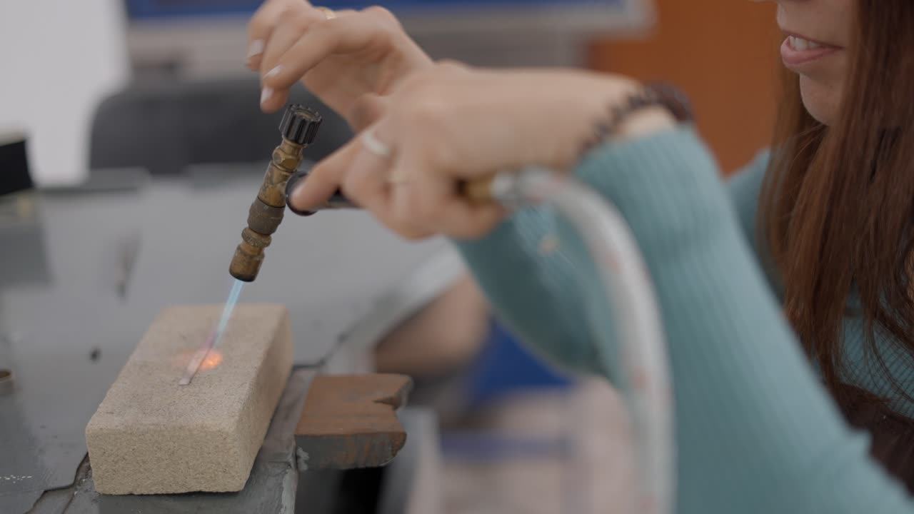 Jewelry Making Process with Torch