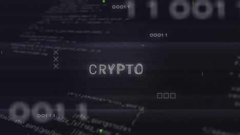 texto cifrado y conexiones de microprocesador sobre el procesamiento de datos contra un fondo negro