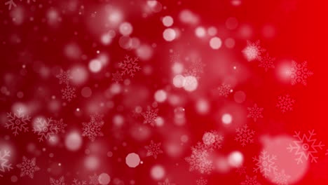 shining silver red particles shimmering glittering particles with bokeh abstract motion background.