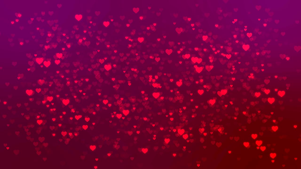 el día de san valentín fondo brillante con corazones rosados voladores