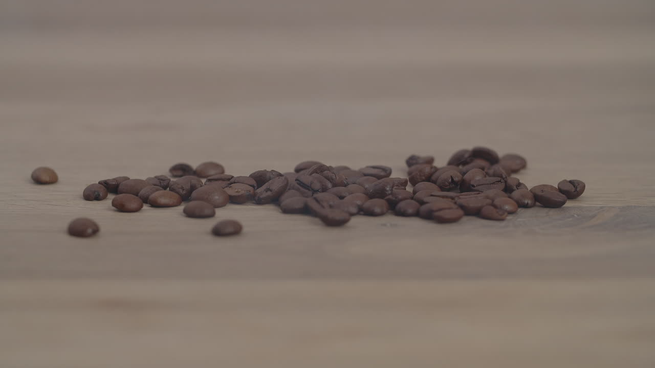 Primo piano di semi di caffè