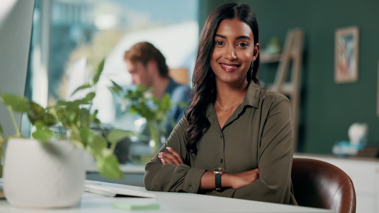 Professional Woman in Office Setting
