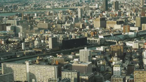 ōsaka, 日本, 中央建築區的空中拍攝