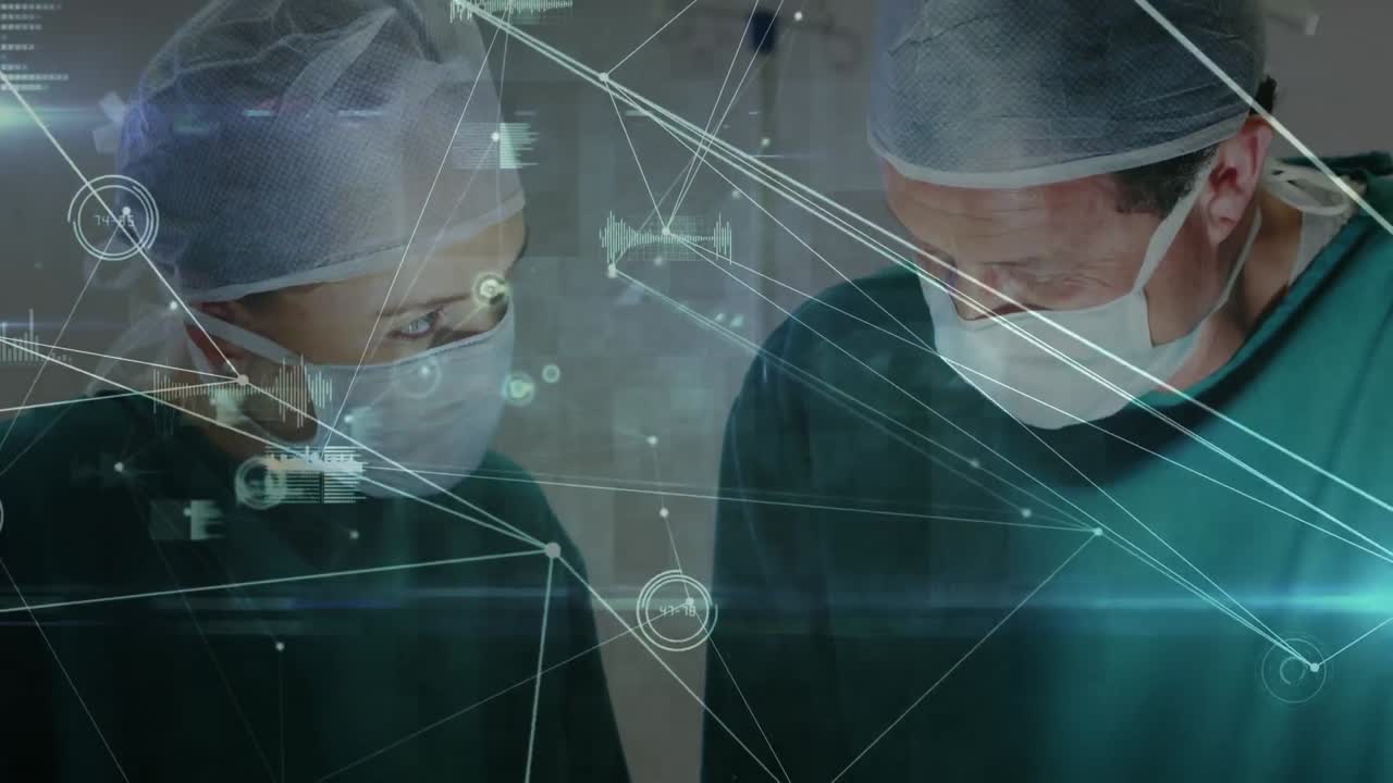 다양한 남성과 여성 의사의 연결 네트워크의 활성화