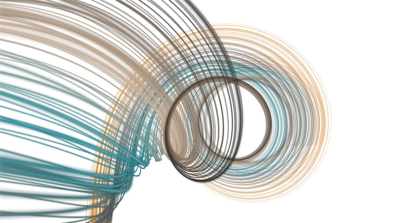 느린 동작에서 줄무 객체와 환상적인 애니메이션, 4096x2304 루프 4k