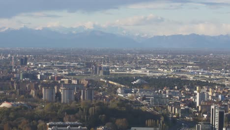 cinematic skyline of milan