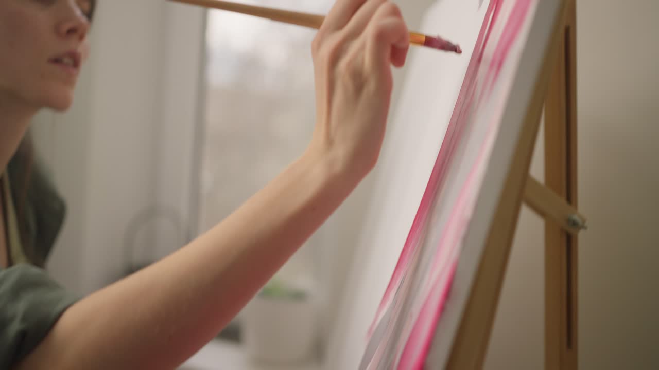 여성 그림 추상 예술