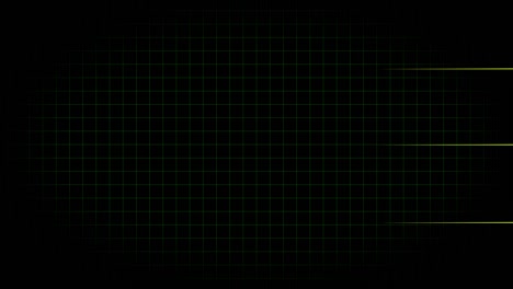 electrocardiograma osciloscopio forma de onda animación gráficos de movimiento