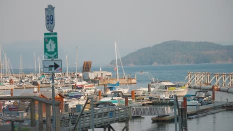 side pan of vancouver harbour