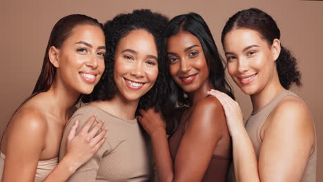 diverse group of women smiling