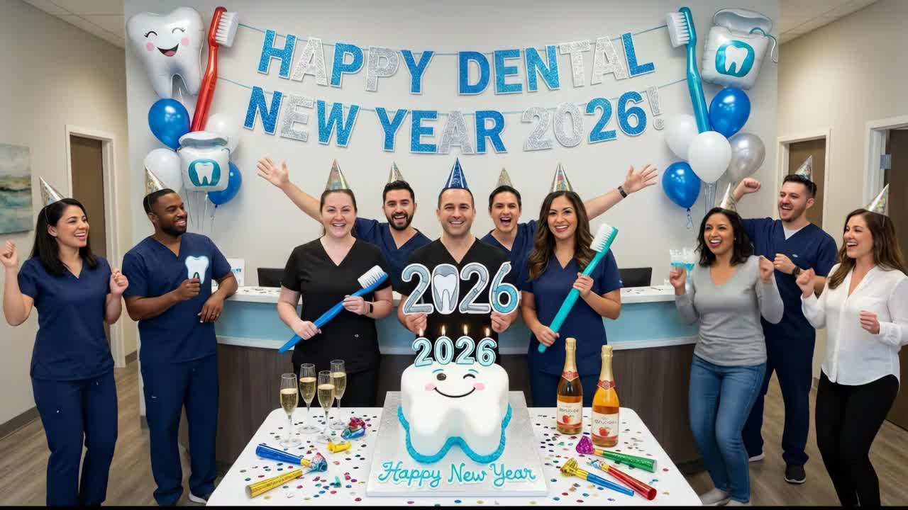 Dental Team Celebrates New Year 2026