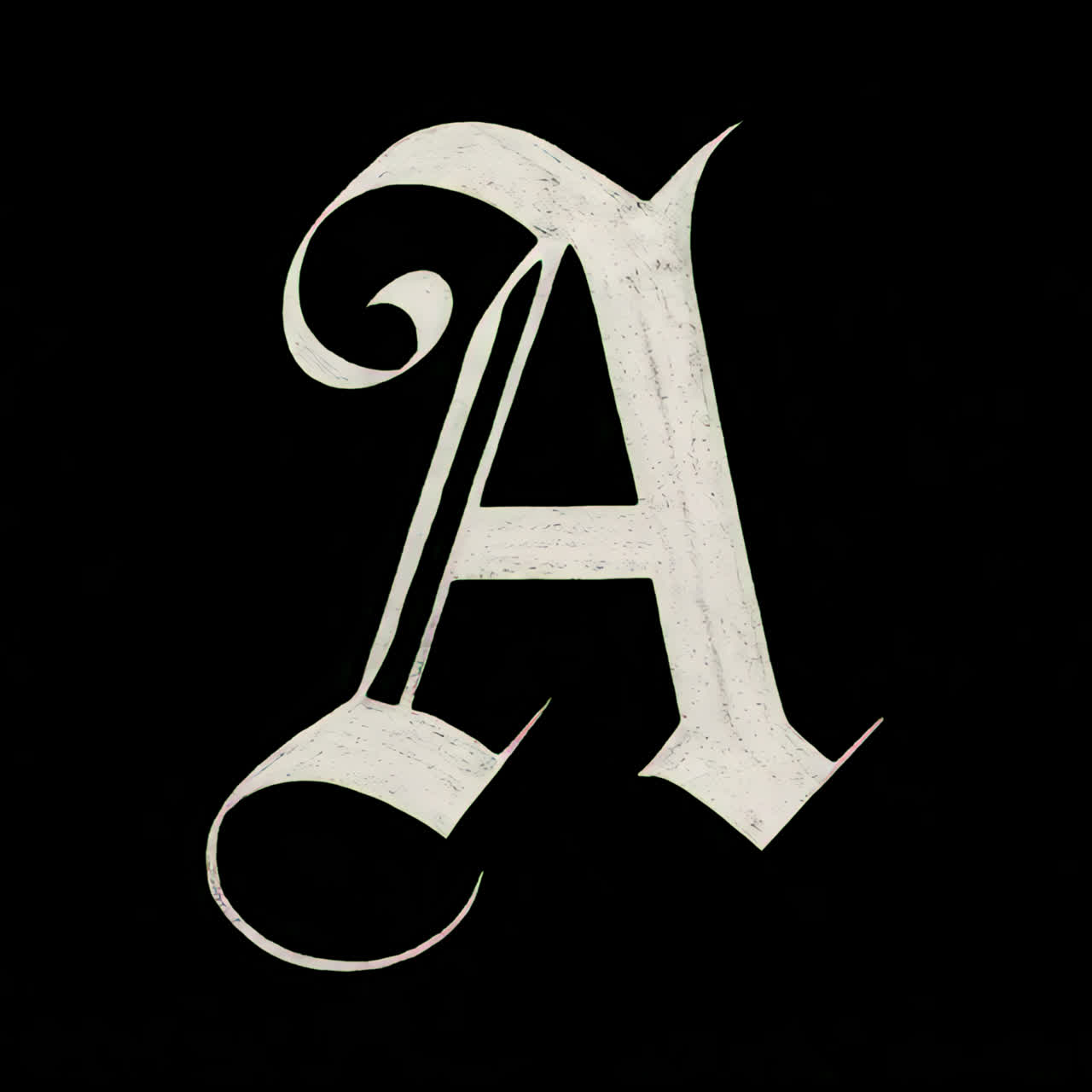 Animation de conception de lettre A artistique, ressource isolée, vidéo 4K transparente, canal alpha, ProRes 4444