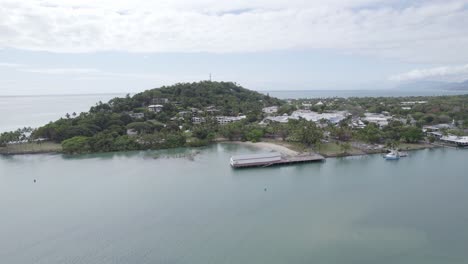 port douglas foreshore across packers creek in north queensland, australia