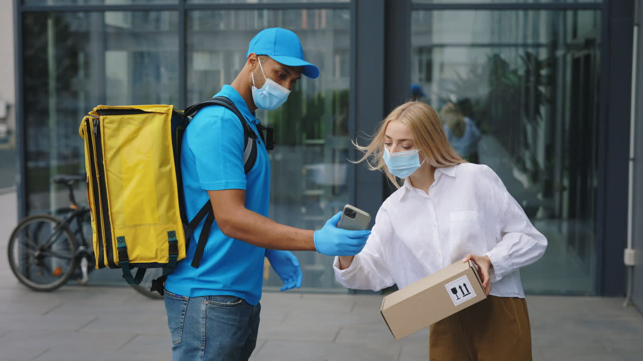 entrega de alimentos sin contacto