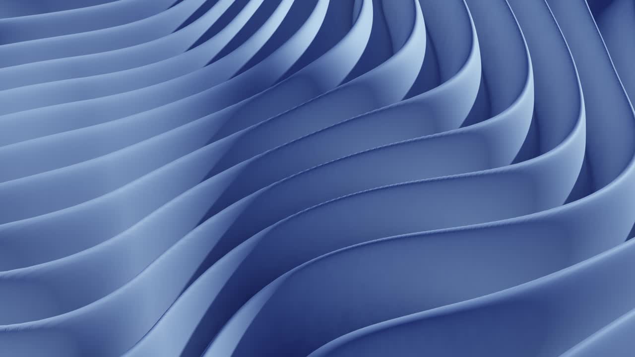 3D-gengivelse af stof. Der er bølgede folder. Farven er lyseblå.