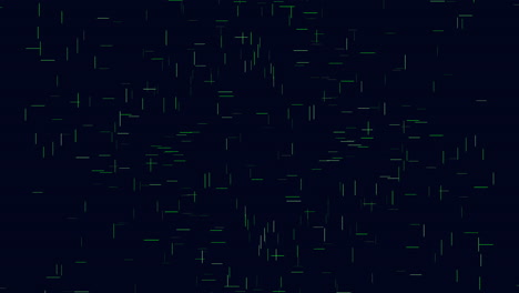 digital neon lines in rows on black gradient