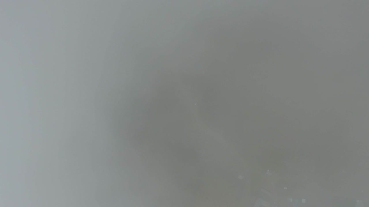 vista aérea en día de niebla