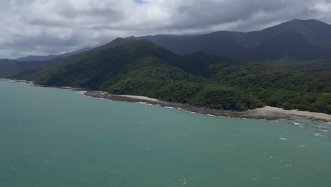 daintree national park in the remote headland in cape tribulation, northeast queensland, australia