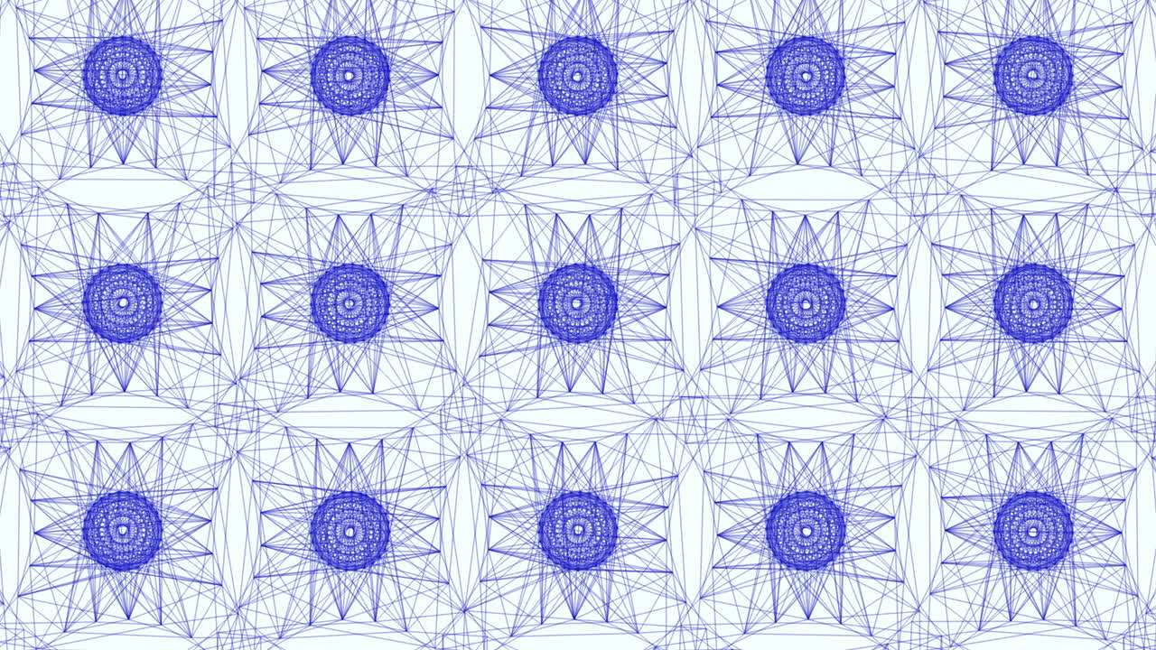 빈 공간에 추상 파란색 원 스케치