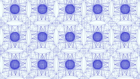 Sketch-abstract-blue-circles-in-empty-space