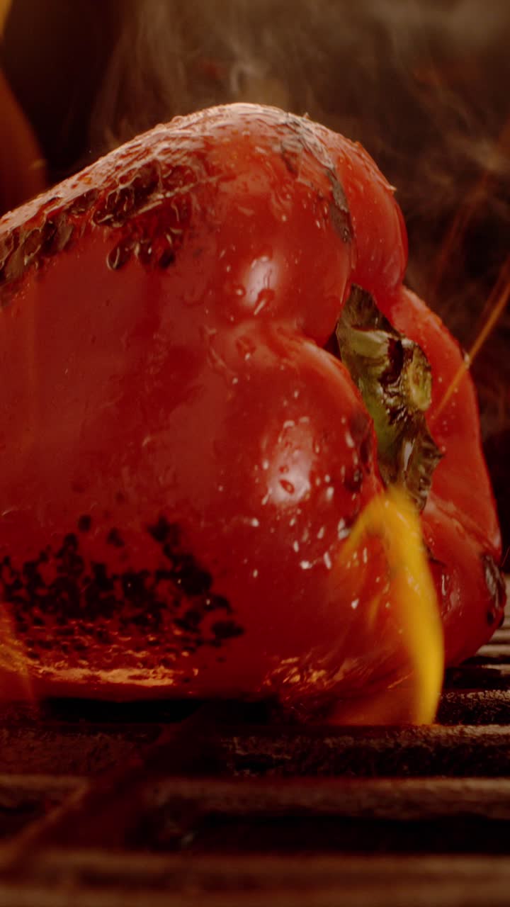 그릴 된 은 고추