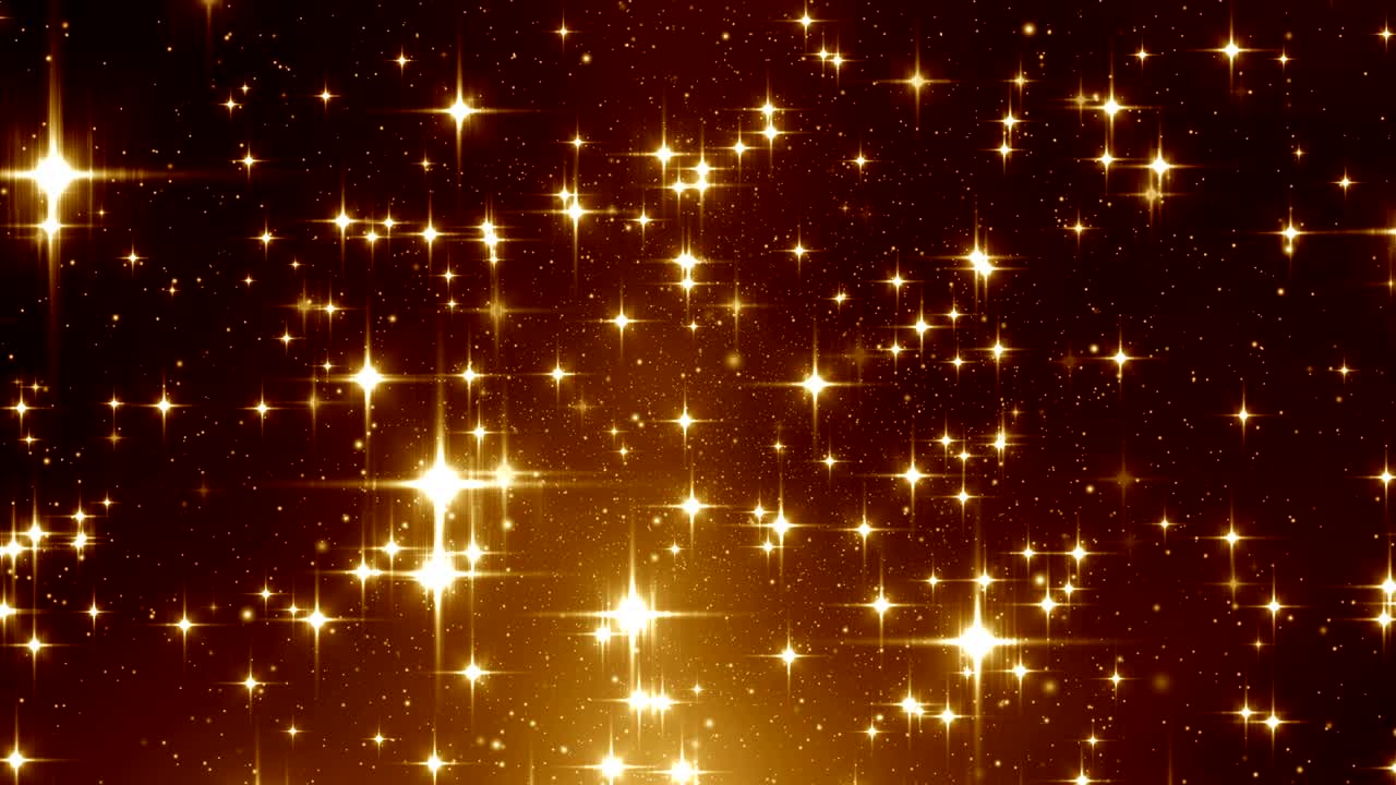bucle de fondo de partículas de estrellas brillantes