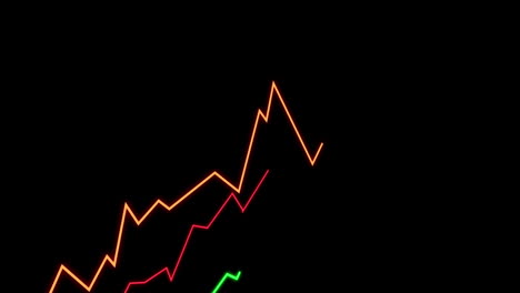 Animation-Der-Datenverarbeitung-Auf-Schwarzem-Hintergrund