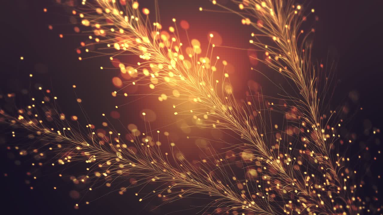 animación de fondo floral abstracta