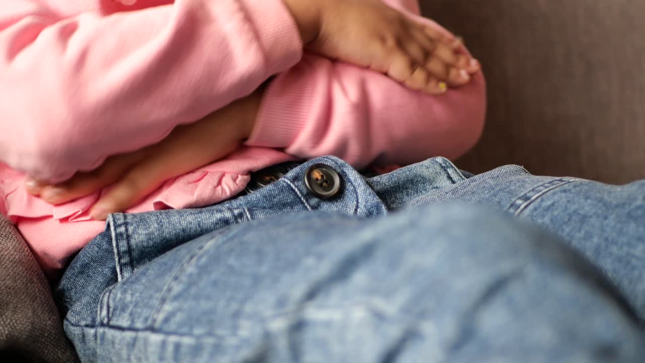 Child experiencing stomach pain