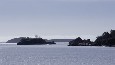 long shot of karanteneholmen and blegeroya islands