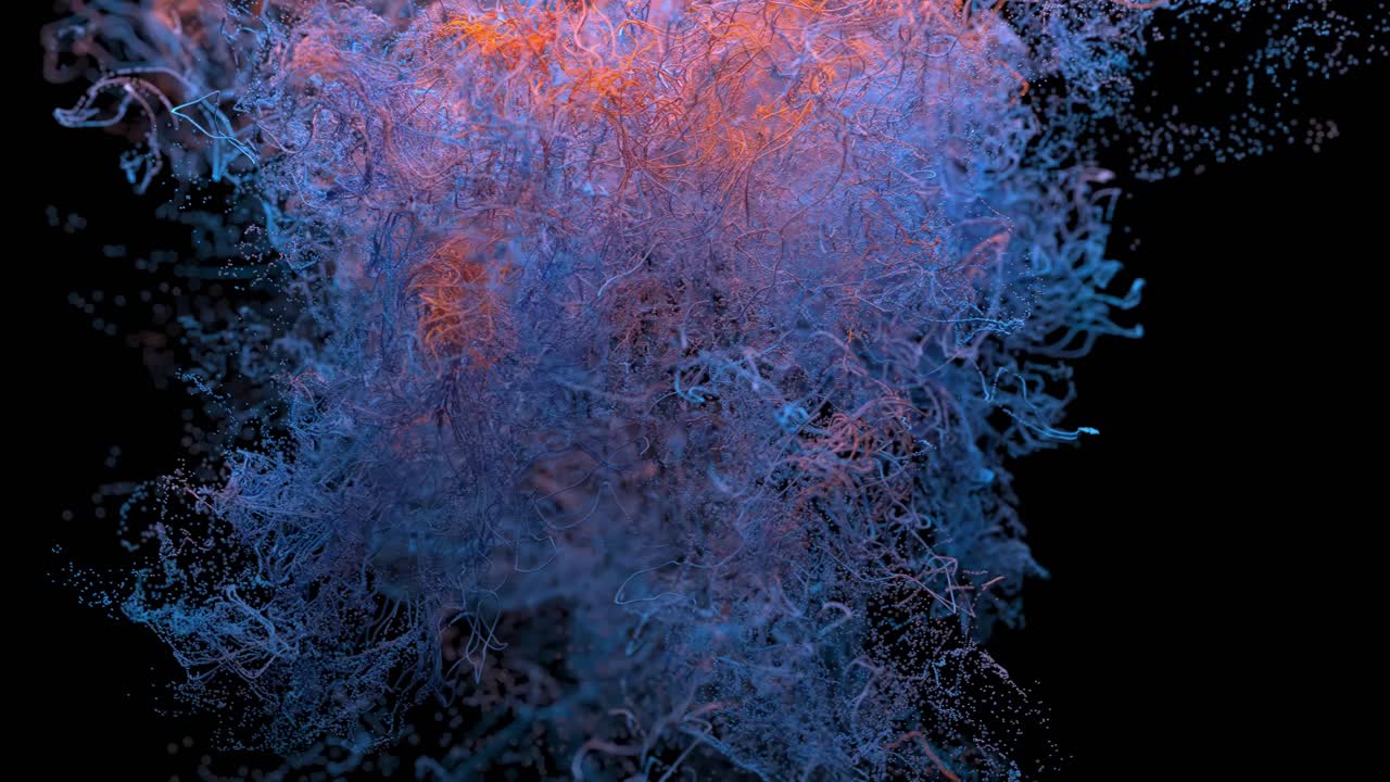 Abstract Ink Explosion