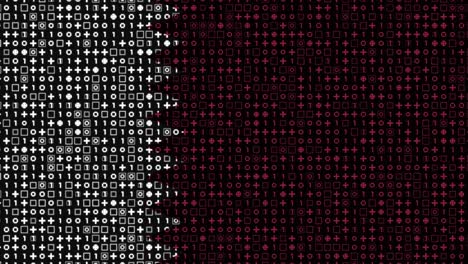 animazione digitale della bandiera del qatar