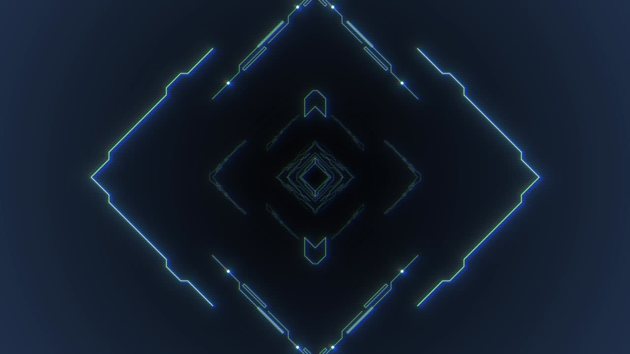 Abstract HUD interface loop