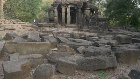 antiguos templos hindúes de maharashtra, la india