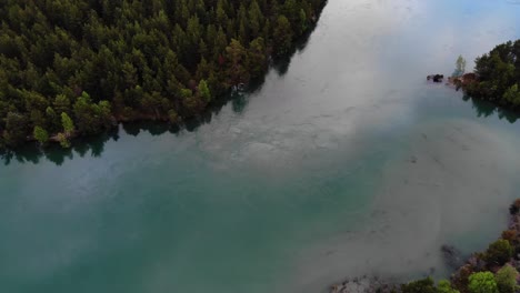 Schöner-Fluss-Mit-Grünem-Wasser