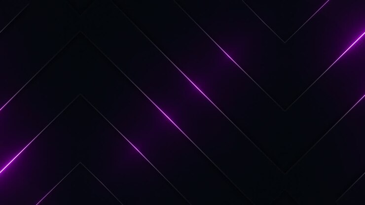 Dark Geometric Neon Pattern Background