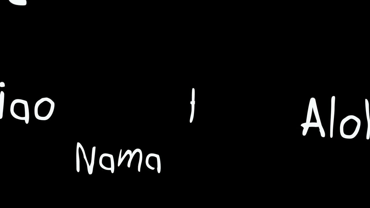 saludos en diferentes lenguas animación