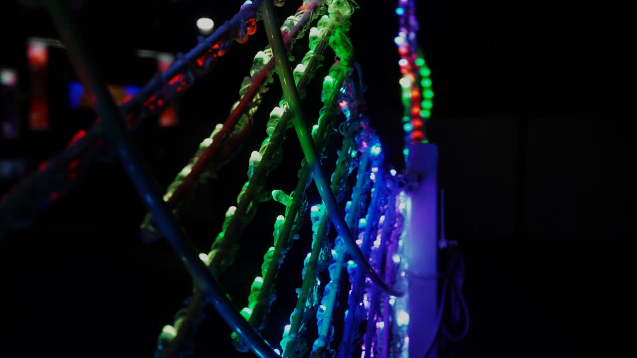 espectáculo de luces de navidad - alas de ángel rotación de 360°