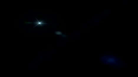 background with flash light, lens flare, rotation particles. 4k video