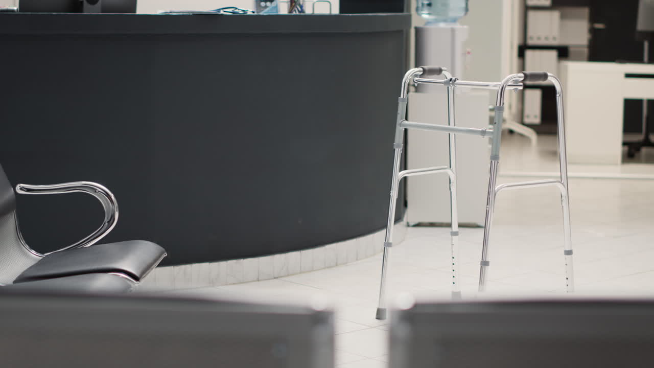 Clinical facility reception front desk