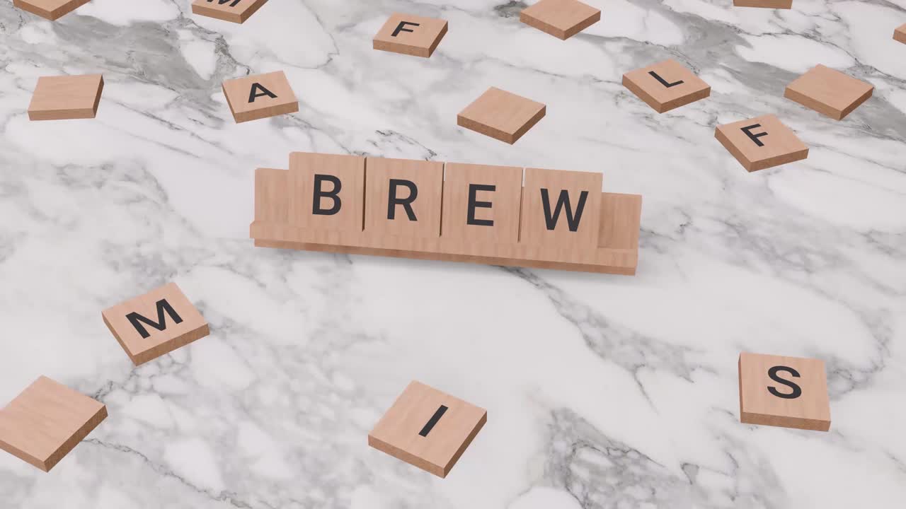 Brew ord på Scrabble