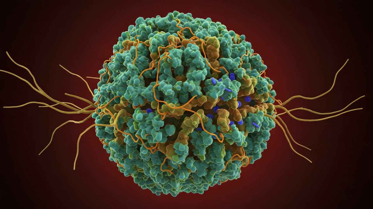 Microscopic Visualization of an Immune Cell: Examining the Structure and Functionality of a Lymphocyte in Immune Response Dynamics
