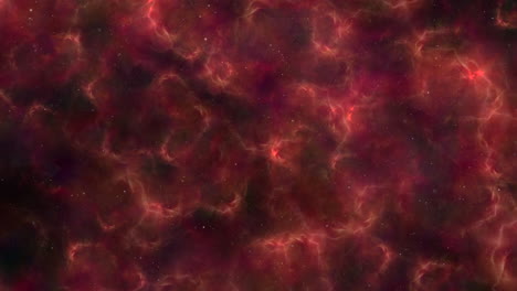 universo oscuro con polvo volador y brillos con nubes rojas