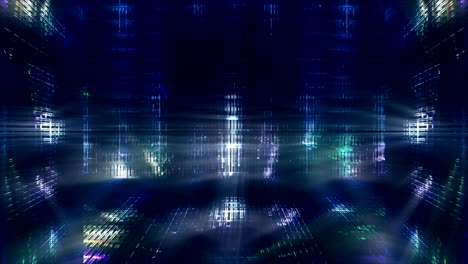 animación de fondo de luces coloridas