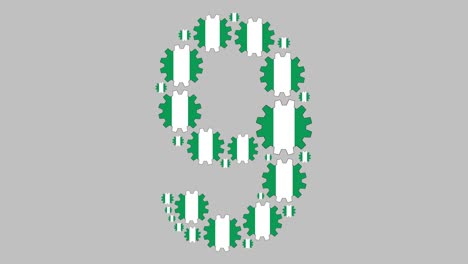 el número nueve nigeriano