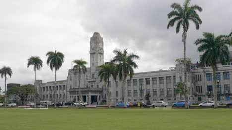 the parliament of the republic of fiji building in suva, fiji