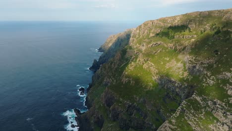 majestic landscape of serra capelada, the highest cliffs in ortegal cape, galicia, spain